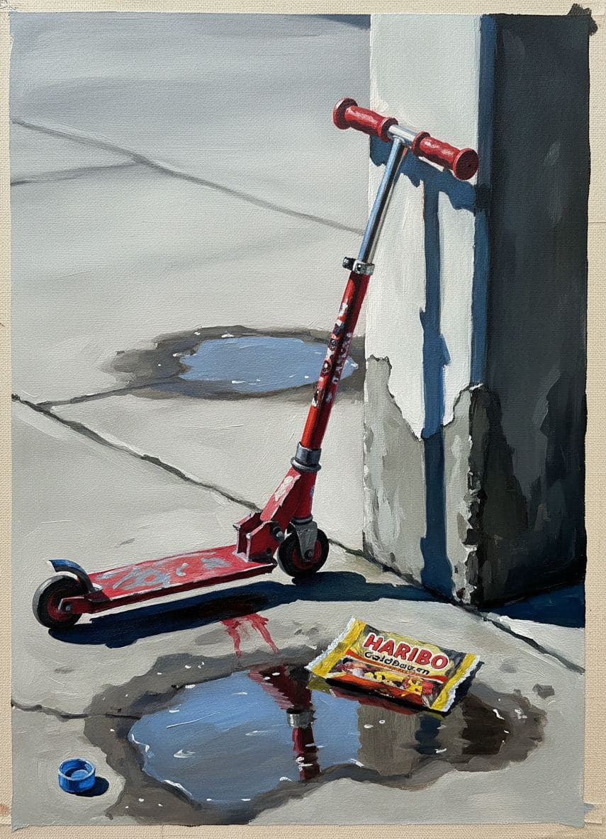A Child Forgets the Candy — abstract work by Viktor Eklund — MODULAR · a one-of-a-kind original