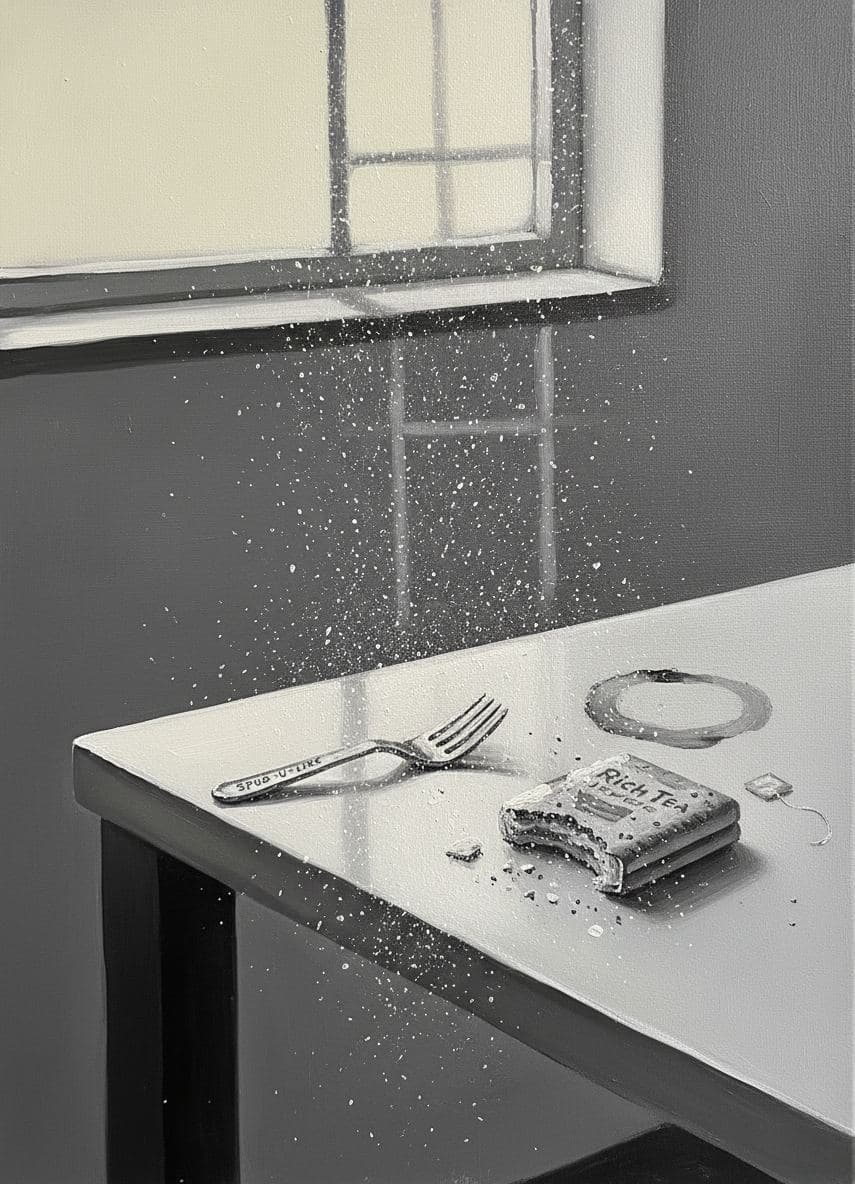 A Fine Dusting of Sugar — abstract work by Saskia Vandenberg — MODULAR · a one-of-a-kind original