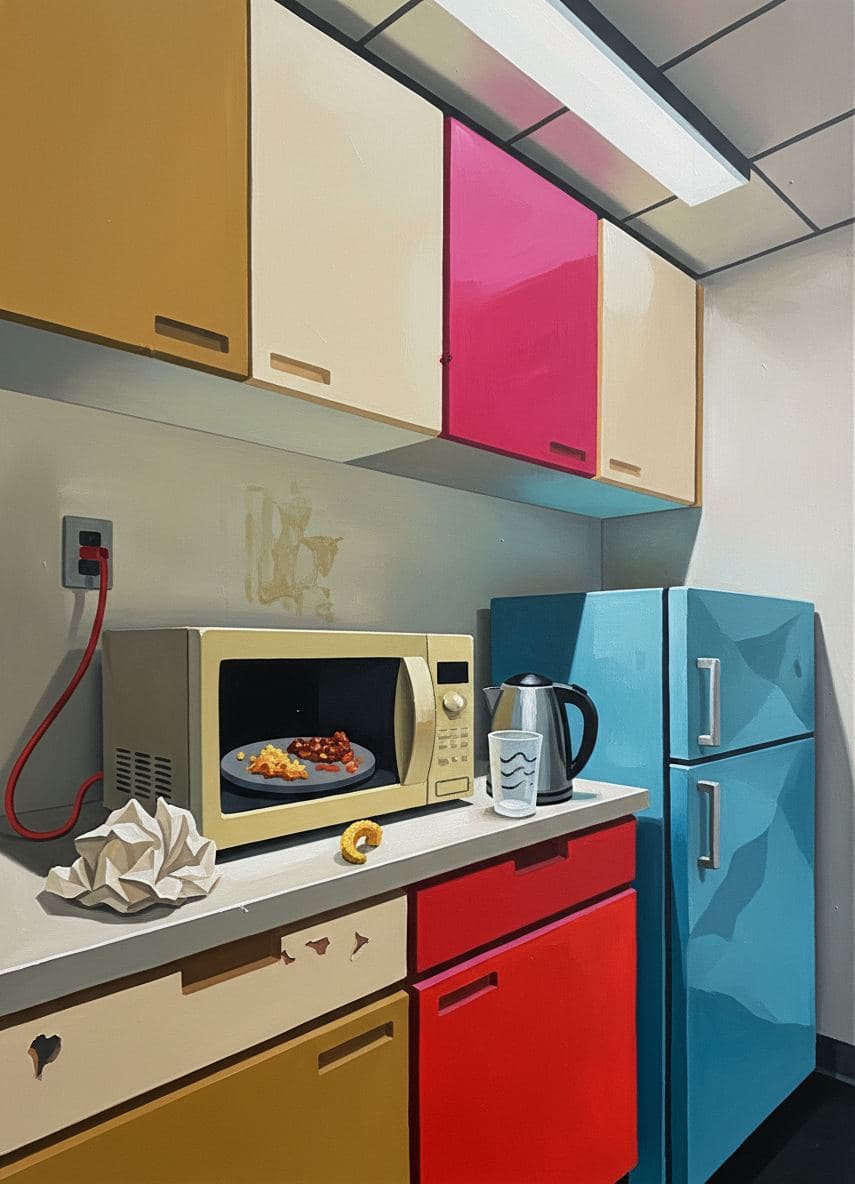 a quiet before the rush — abstract work by Viktor Eklund — MODULAR · a one-of-a-kind original