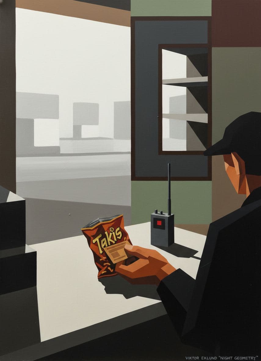 a quiet shift in roma — abstract work by Viktor Eklund — MODULAR · a one-of-a-kind original