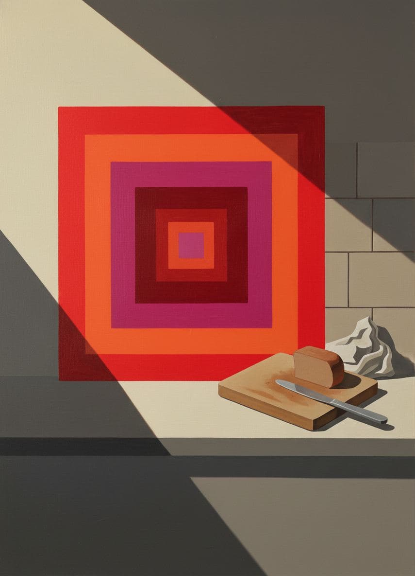 Aarhus Slices the Paté — abstract work by Saskia Vandenberg — MODULAR · a one-of-a-kind original