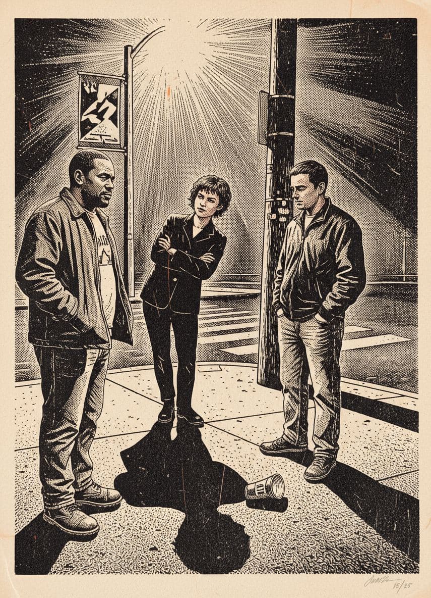 After the Concert — print by Irmela Bechmann — MODULAR · 13 × 18 cm limited edition of 10