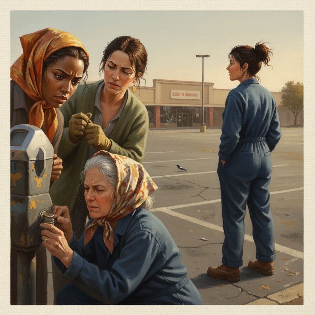 Aisha Coaxing the Meter — print by Wenfeng Lu — MODULAR · a one-of-a-kind original