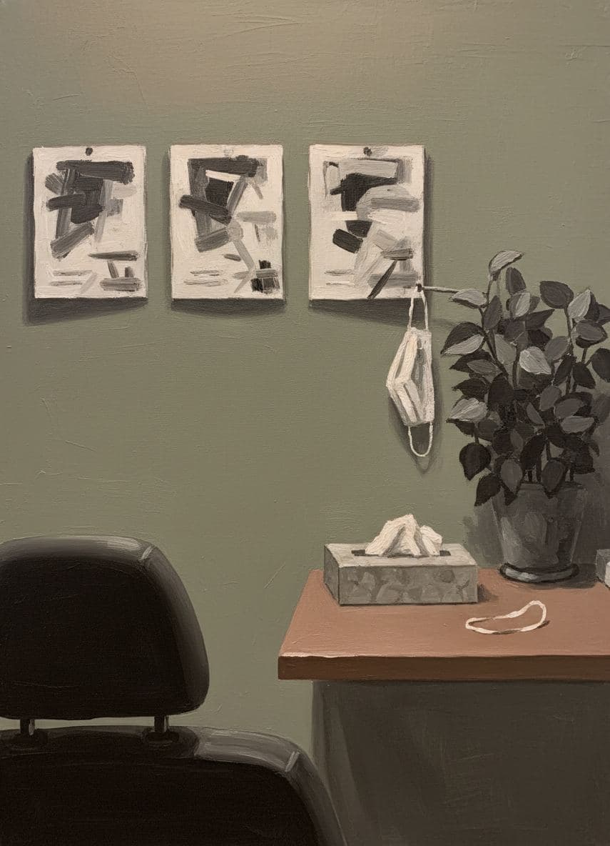 Another Plaque for Brenda — abstract work by Saskia Vandenberg — MODULAR · a one-of-a-kind original