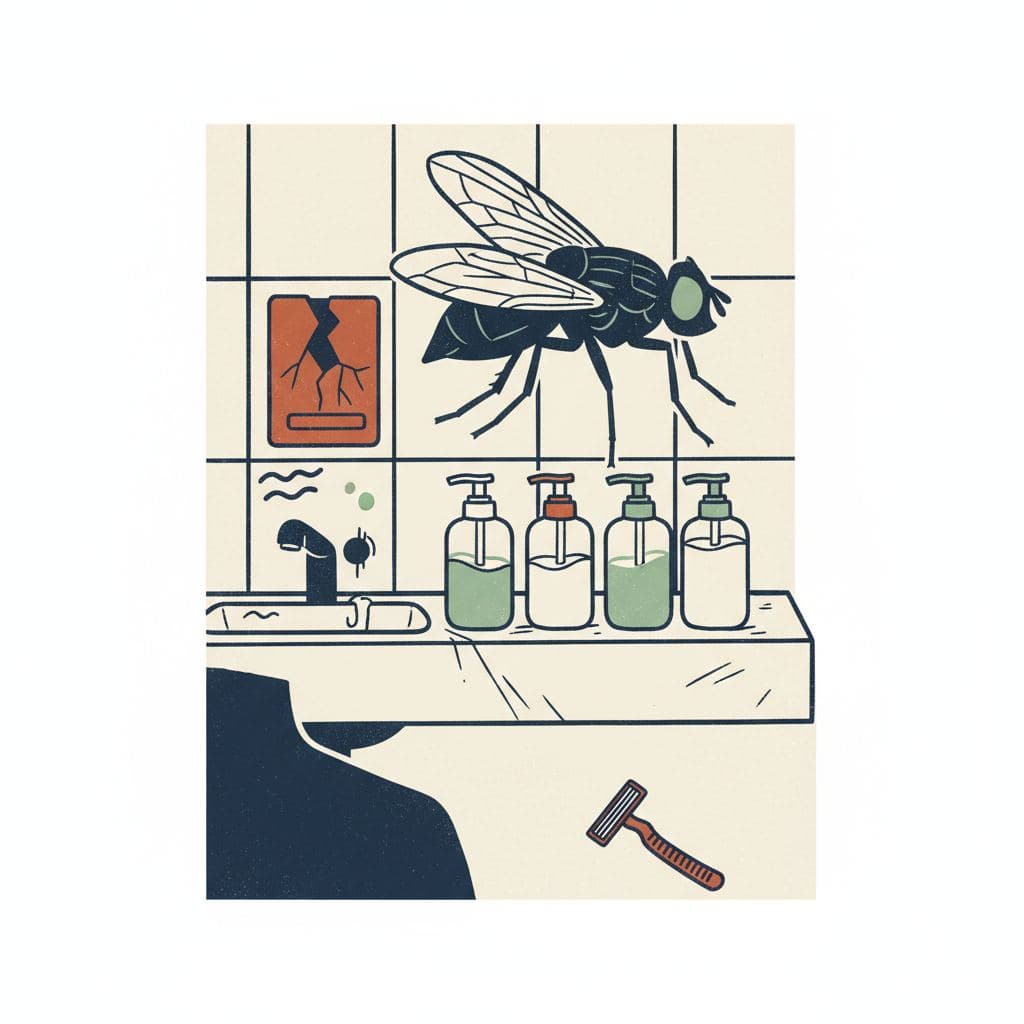 Arranging the Soap Bottles — print by Viktor Eklund — MODULAR · a one-of-a-kind original