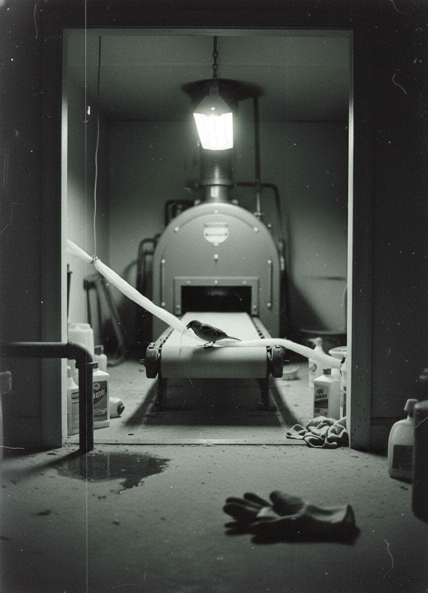 Boiler Room Conveyor Belt — abstract work by Stefan Tannhäuser — MODULAR · a one-of-a-kind original