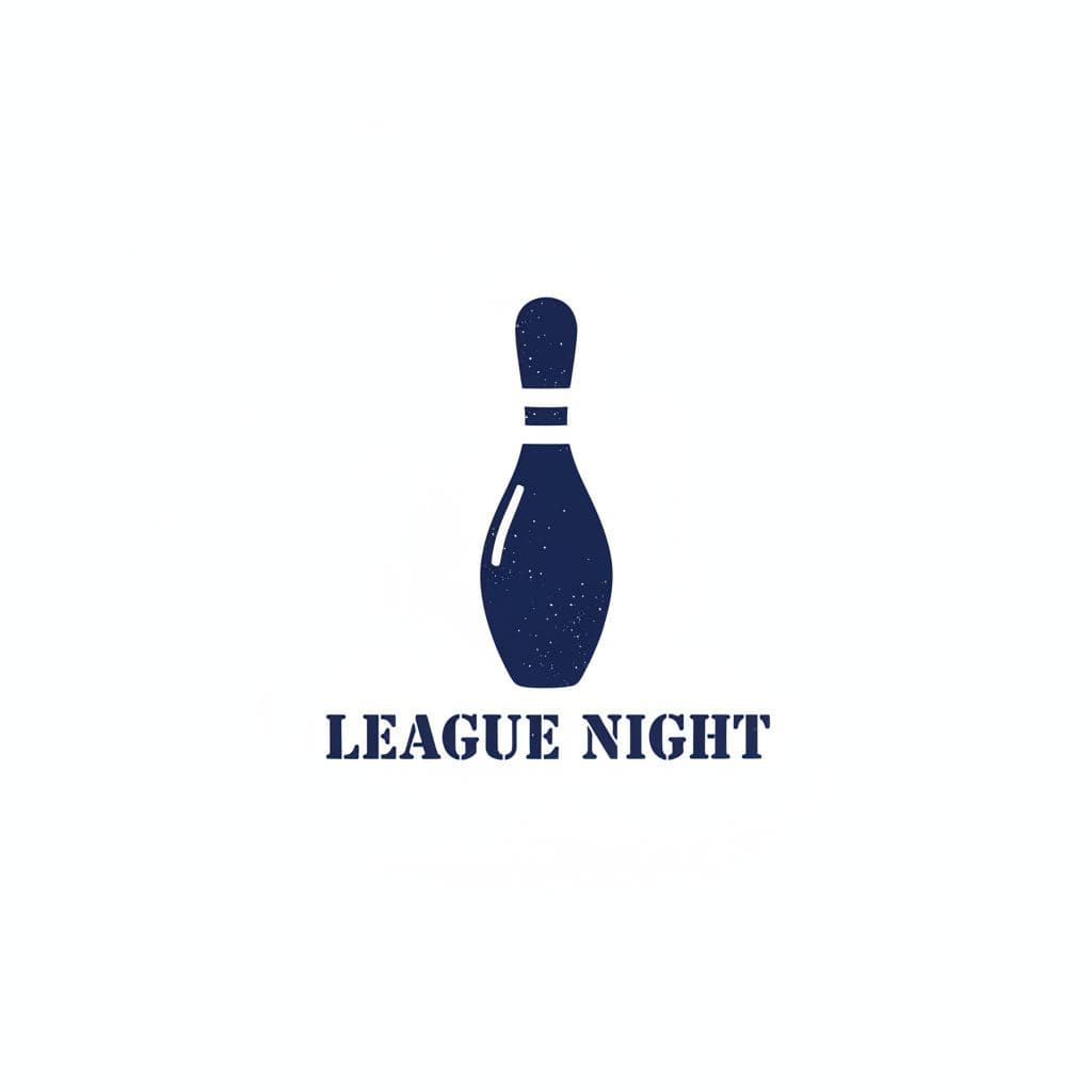 Bowling Alley League Tee — print — MODULAR · a one-of-a-kind original