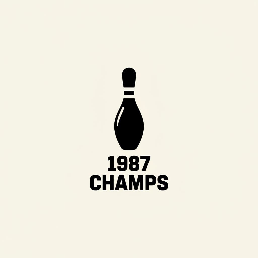 Bowling League Team Tee — print — MODULAR · a one-of-a-kind original