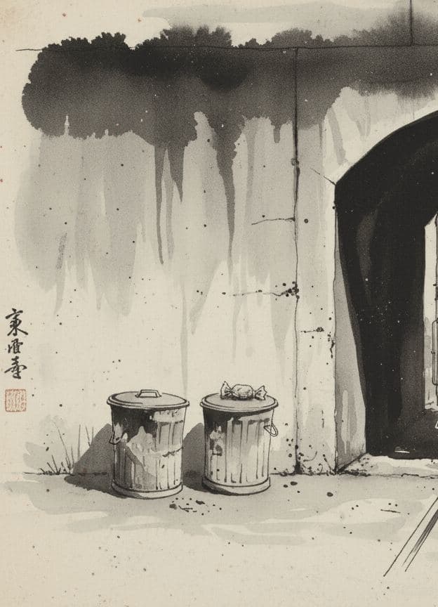 Boxcar Number 4712 — painting by Wenfeng Lu — MODULAR · 13 × 18 cm limited edition of 10