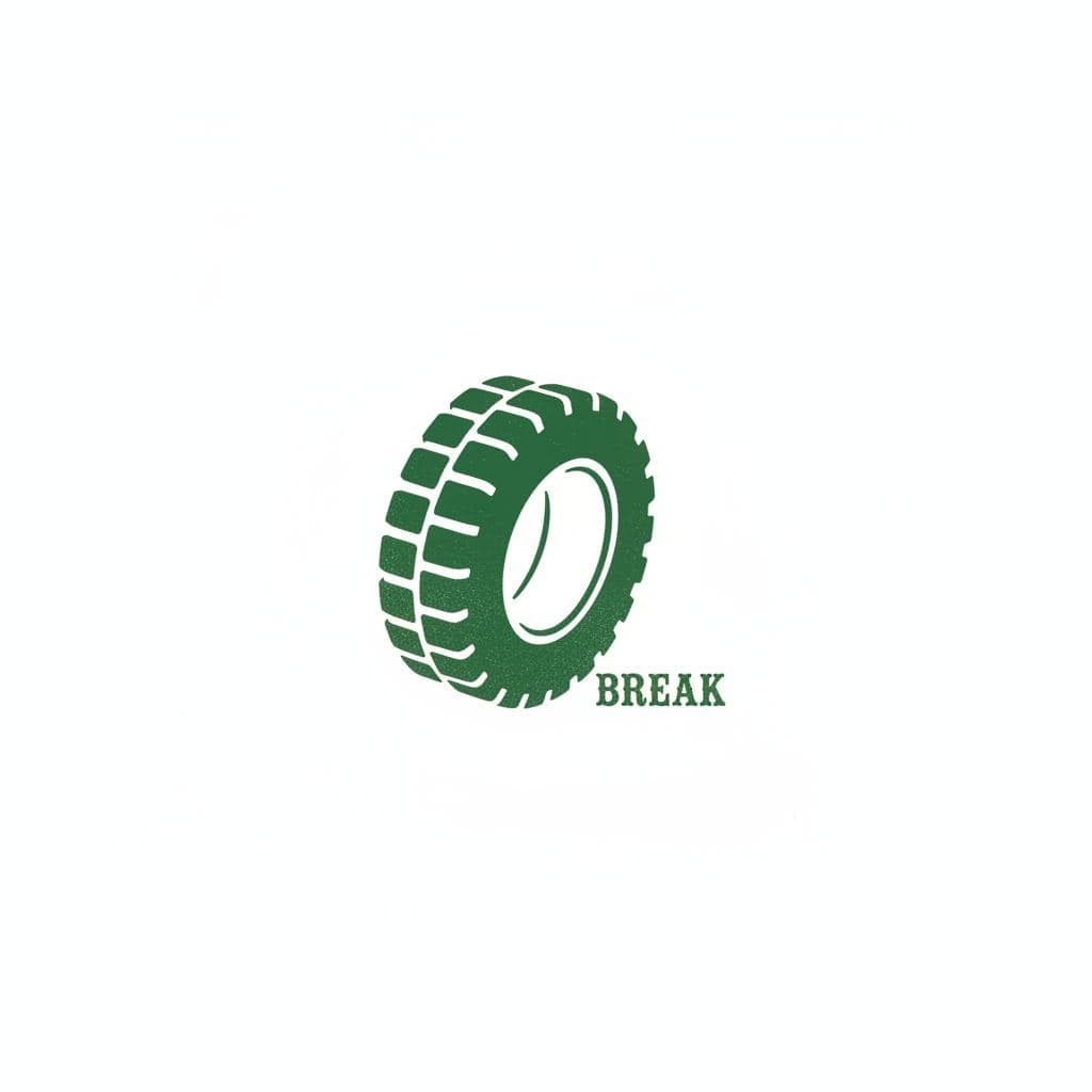 Break Room with a Tire — print by Wenfeng Lu — MODULAR · a one-of-a-kind original