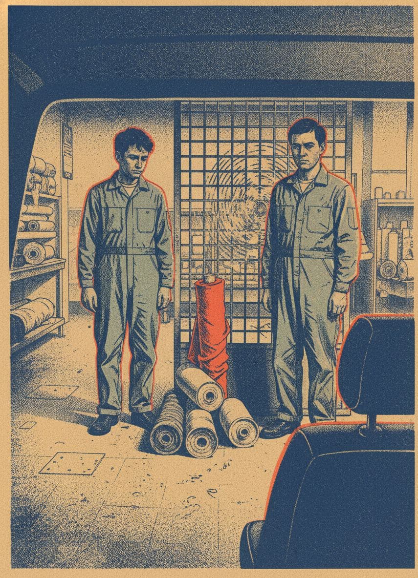 Breathing Behind the Grid — print by Yuko Shimizu-Tachibana — MODULAR · a one-of-a-kind original