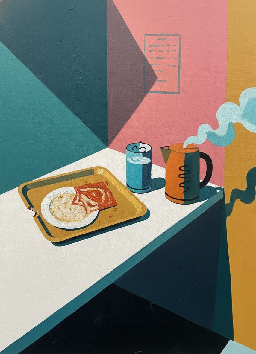 Brenda Forgets Her Lunch — abstract work by Viktor Eklund — MODULAR · a one-of-a-kind original