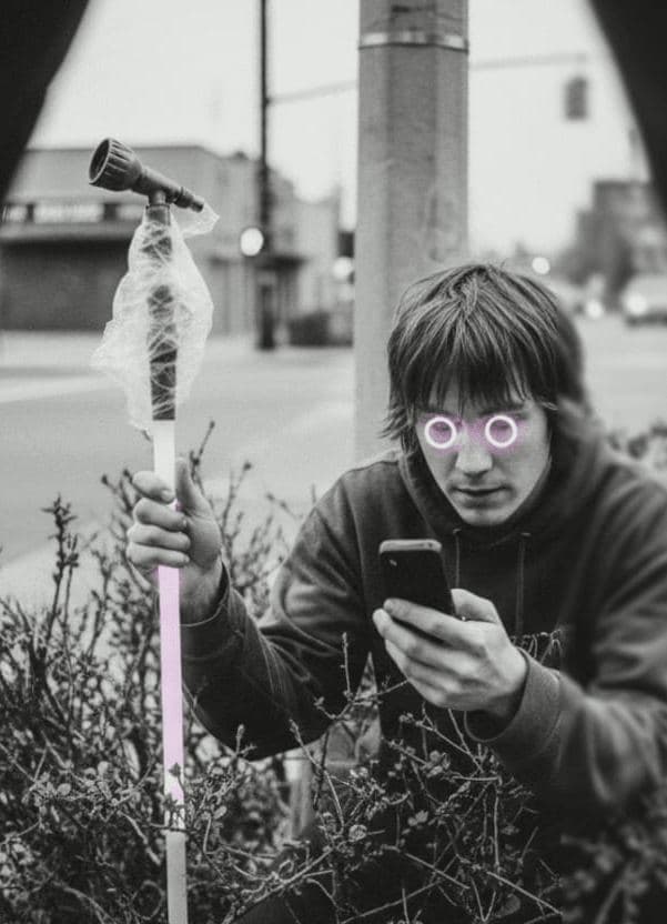 bush wizard flash mob — photograph by Henri de Bruyn — MODULAR · 13 × 18 cm limited edition of 10