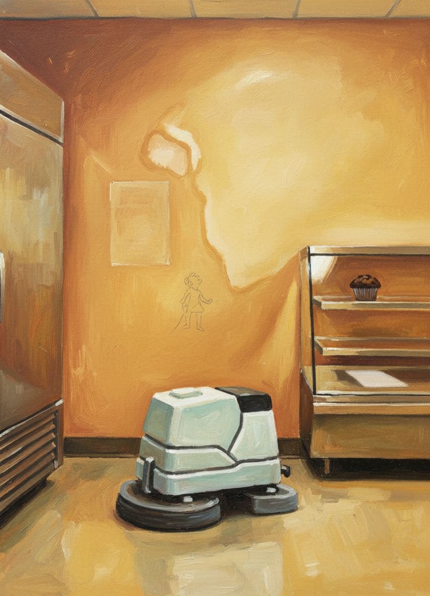 Cafeteria Muffin on Sunday — abstract work by Stefan Tannhäuser — MODULAR · a one-of-a-kind original