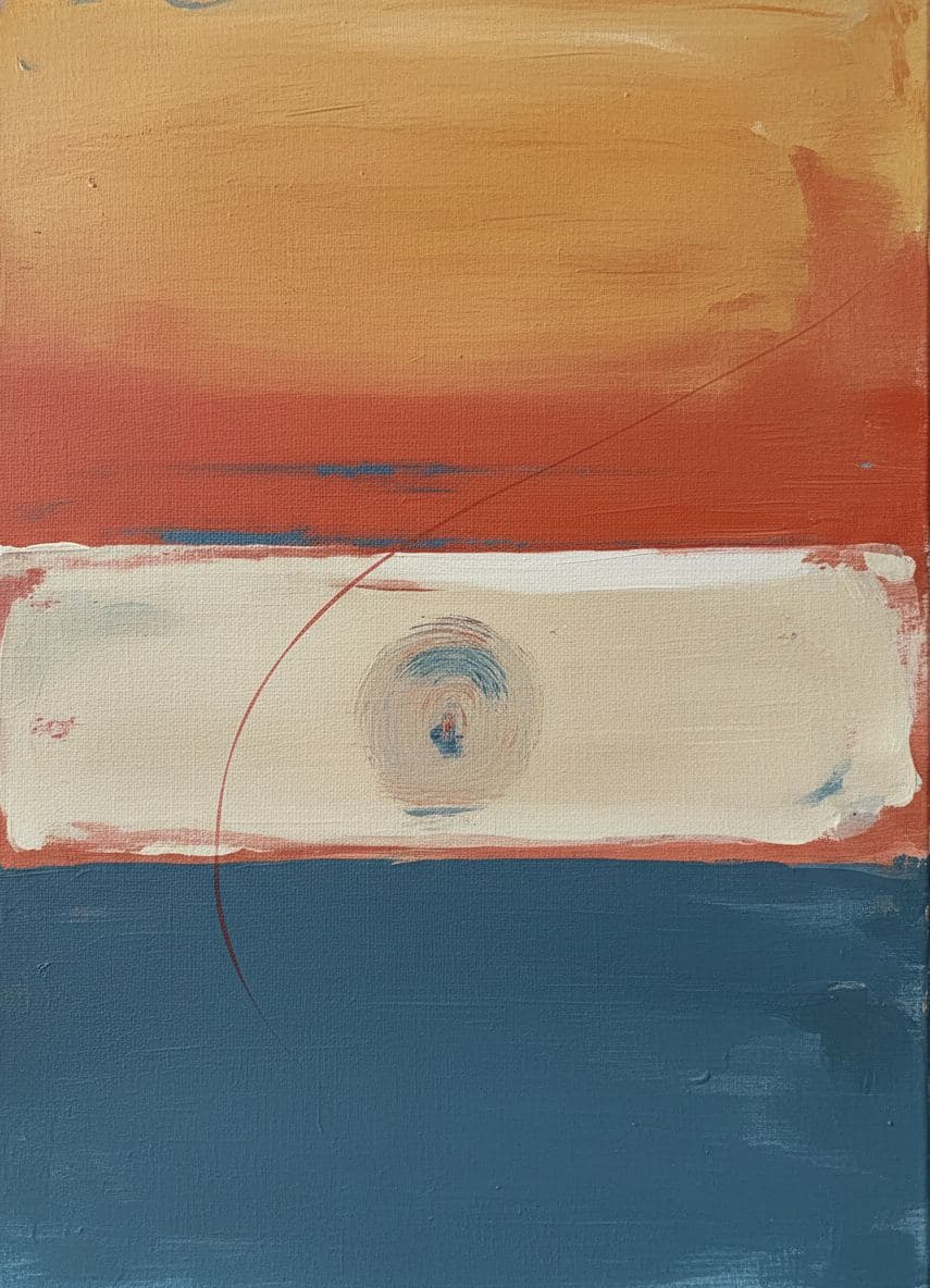 Catching the Desert Dust — abstract work by Viktor Eklund — MODULAR · a one-of-a-kind original
