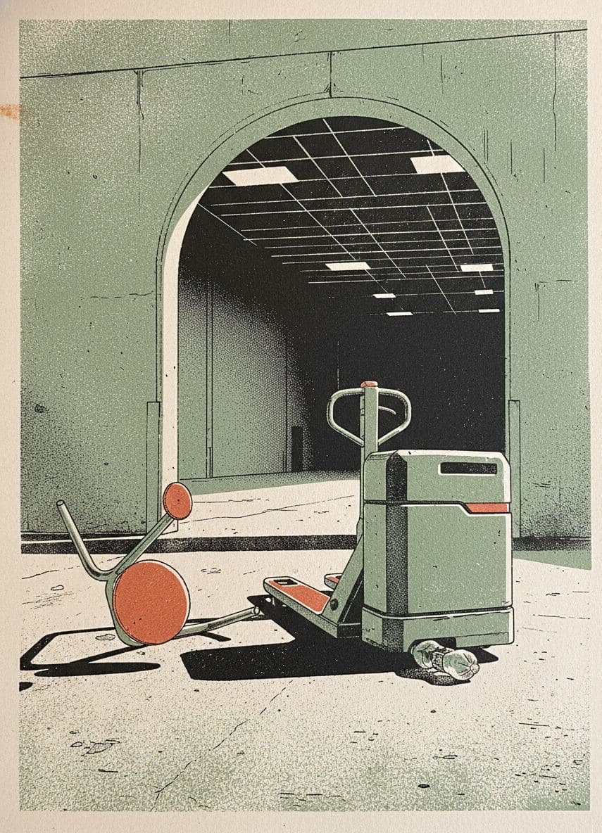 Chair Leg on Concrete — print by Hilda Prosser — MODULAR · a one-of-a-kind original