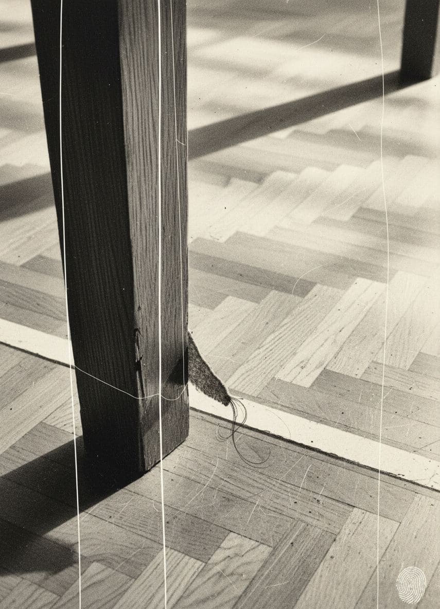 Clinging to the Table Leg — abstract work by Stefan Tannhäuser — MODULAR · a one-of-a-kind original