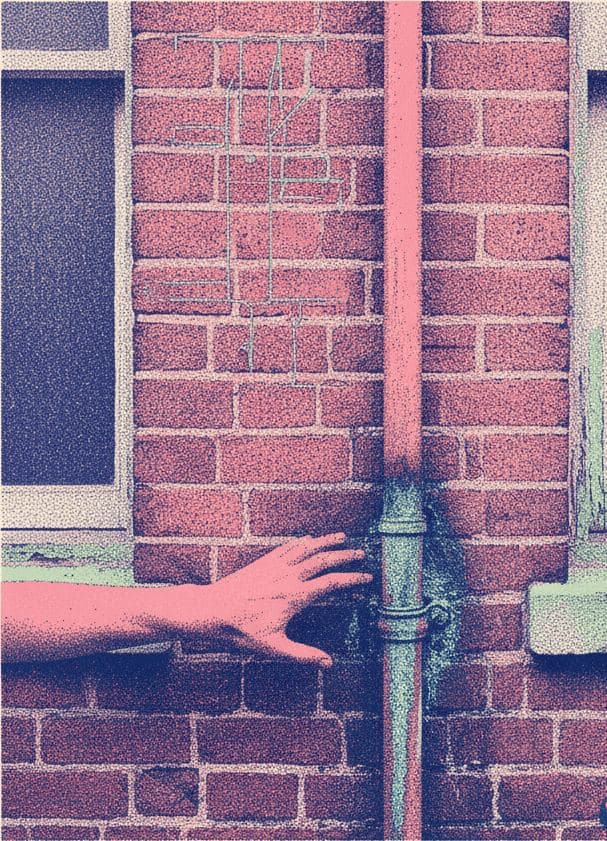 copper tears, morning rust — print by Anya Pietrowski — MODULAR · 13 × 18 cm limited edition of 10