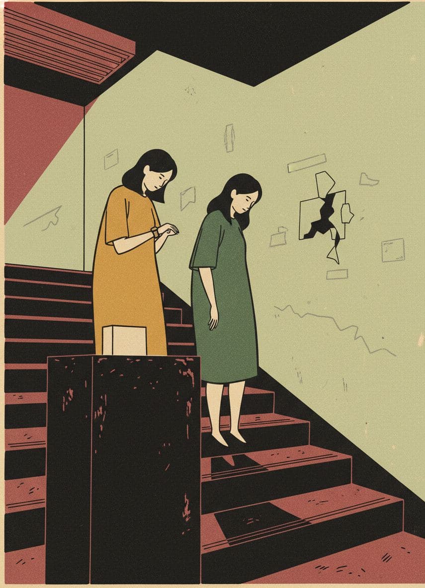 Corridor with Two Jumpsuits — Yuko Shimizu-Tachibana · MODULAR one-of-a-kind original