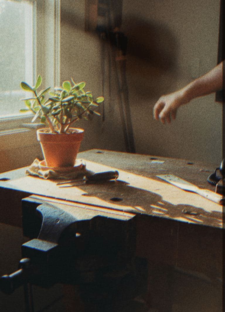 Dad Finishing the Project — photograph by Marcus Keane — MODULAR · 13 × 18 cm limited edition of 10