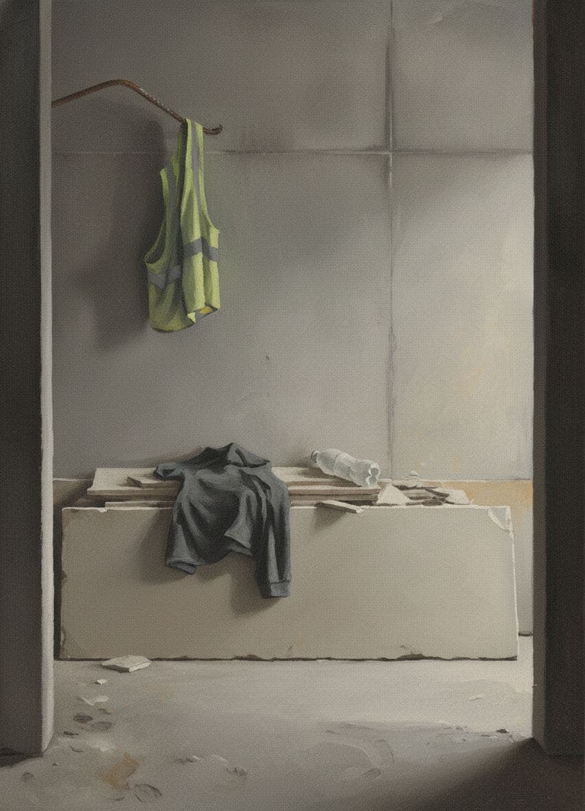 dawn breaks the quiet — abstract work by Saskia Vandenberg — MODULAR · a one-of-a-kind original