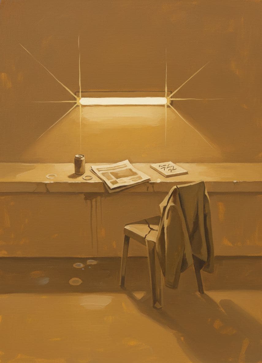dawn shift's quiet vigil — abstract work by Saskia Vandenberg — MODULAR · a one-of-a-kind original