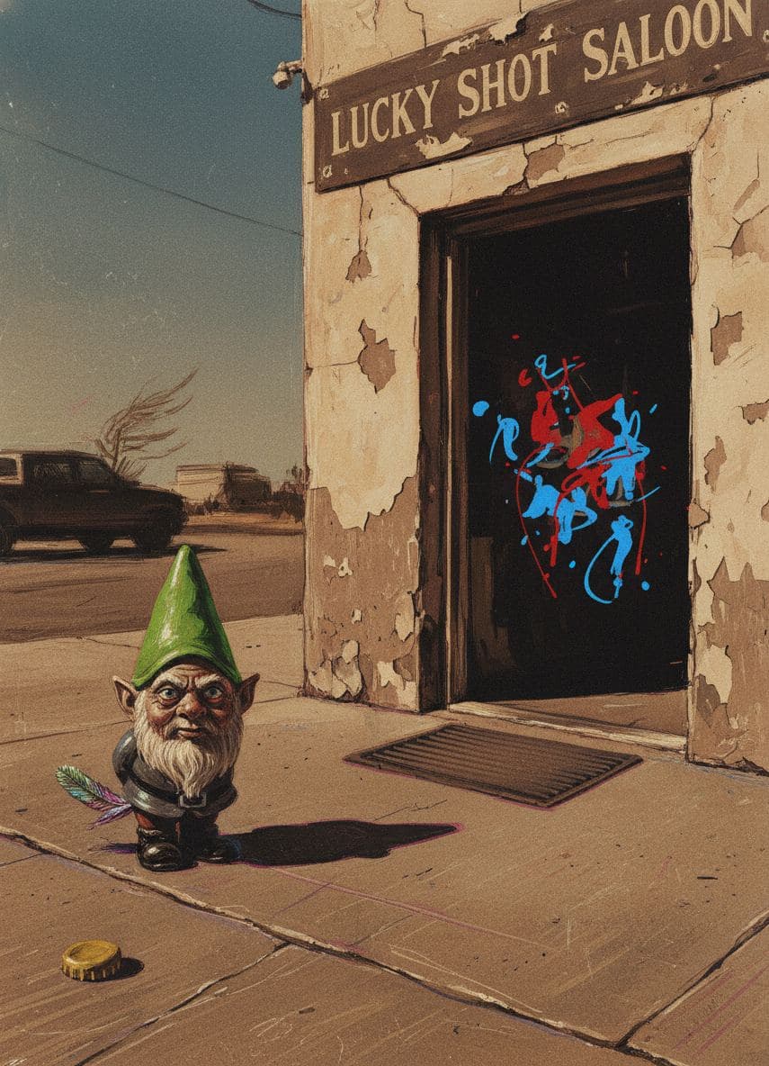desert noon, doormat ghost — abstract work by Stefan Tannhäuser — MODULAR · a one-of-a-kind original