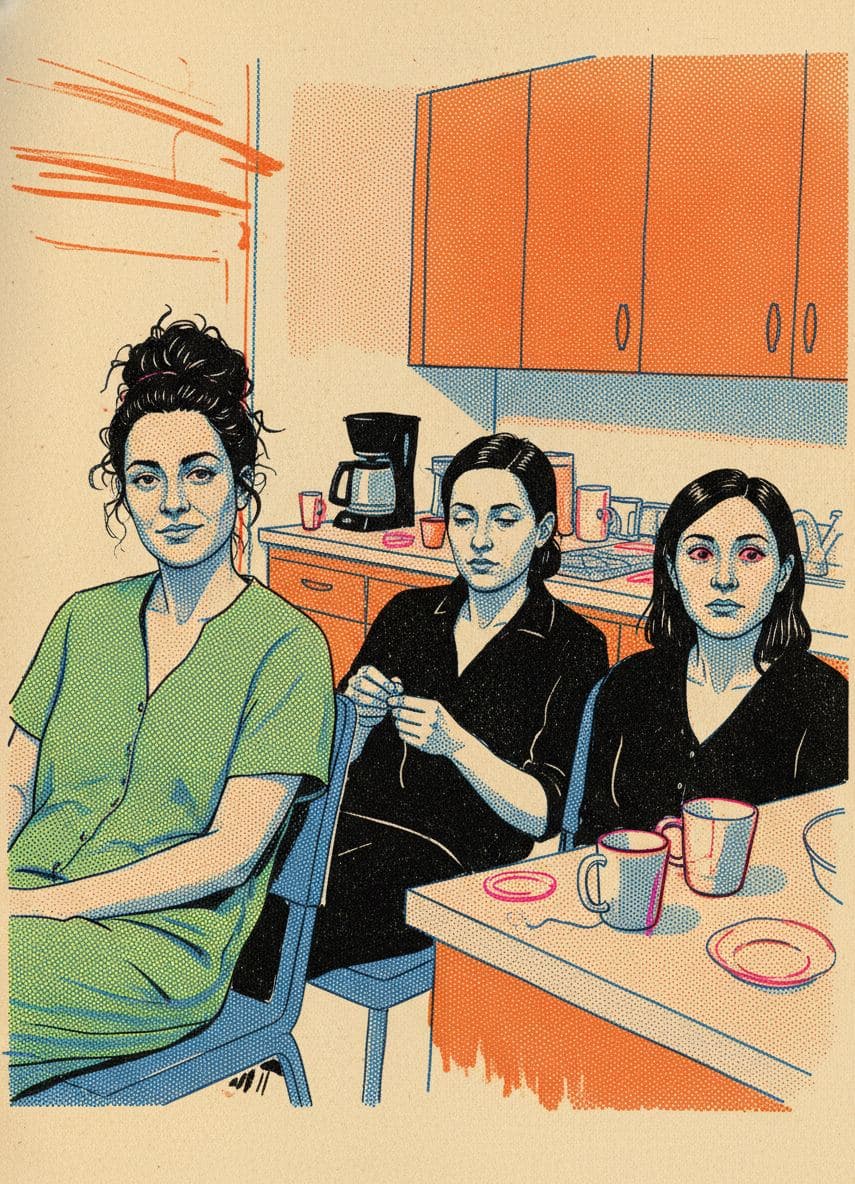 diner stories, early shift — print by Anya Pietrowski — MODULAR · a one-of-a-kind original