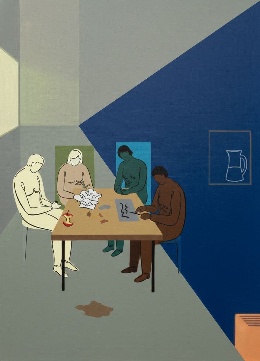 Don't Forget the Q3 — abstract work by Saskia Vandenberg — MODULAR · a one-of-a-kind original