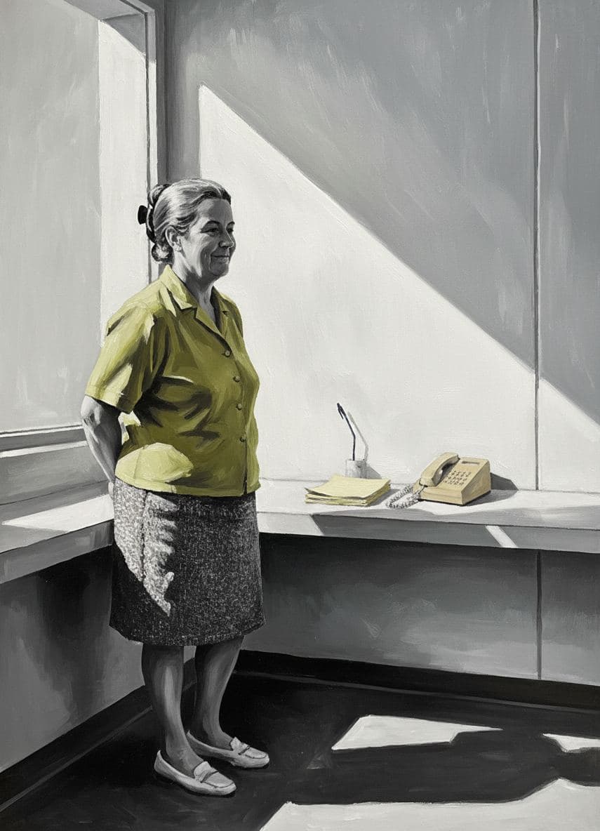 Doris Holding Her Breath — abstract work by Stefan Tannhäuser — MODULAR · a one-of-a-kind original