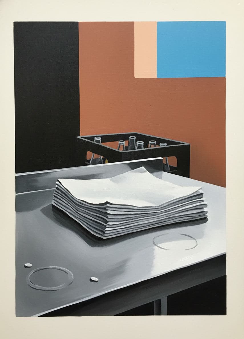 El Refugio Prepares — abstract work by Viktor Eklund — MODULAR · a one-of-a-kind original