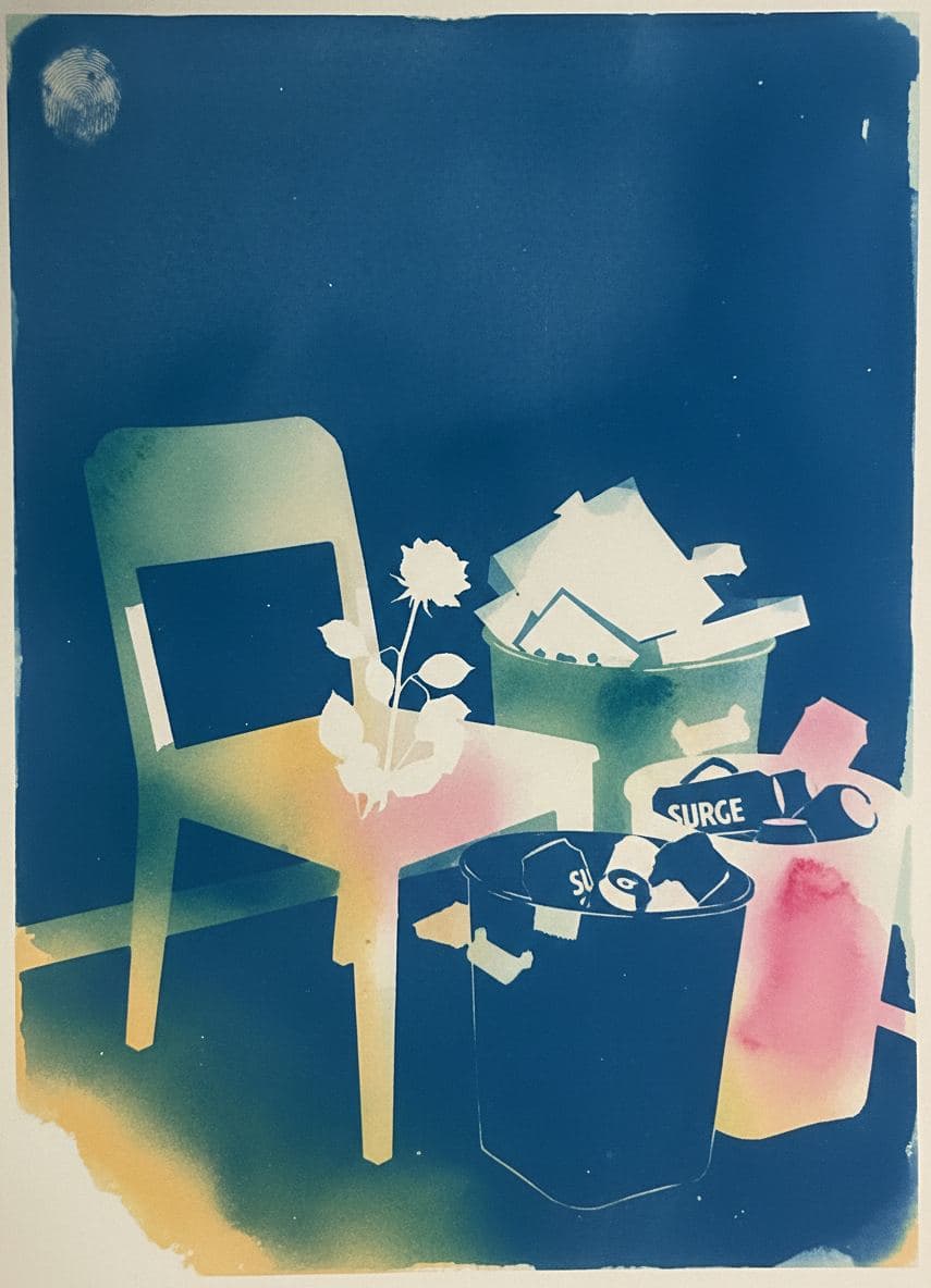 Eleanor Forgets the Rose — abstract work by Viktor Eklund — MODULAR · a one-of-a-kind original