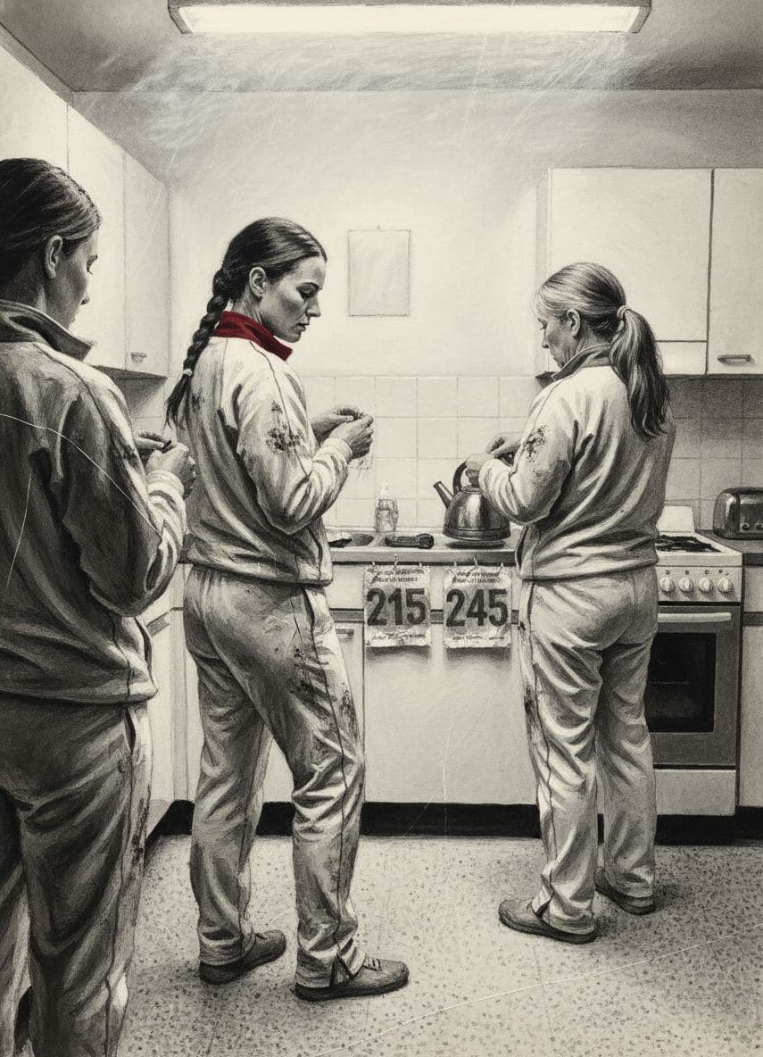 Eleanor Refills the Kettle — abstract work by Stefan Tannhäuser — MODULAR · a one-of-a-kind original
