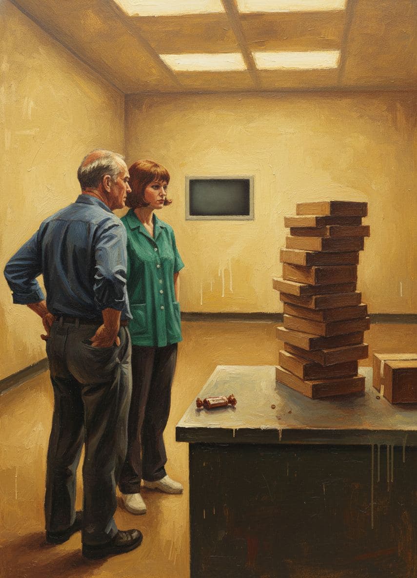 Eleanor Tolerating Robert — abstract work by Stefan Tannhäuser — MODULAR · a one-of-a-kind original