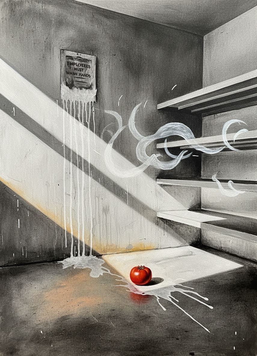 Employees Must Wash Hands — abstract work by Viktor Eklund — MODULAR · a one-of-a-kind original