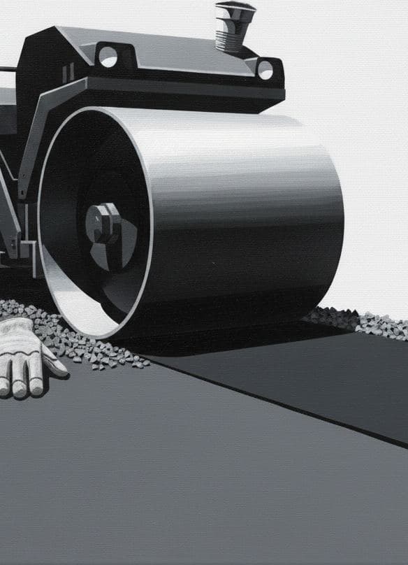 Failing to Lay the Road — abstract work by Viktor Eklund — MODULAR · a one-of-a-kind original