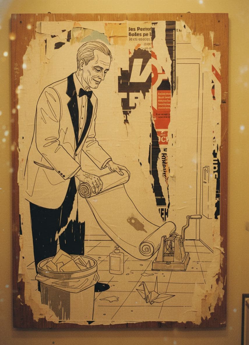 Finding a Purpose — collage by Irmela Bechmann — MODULAR · a one-of-a-kind original