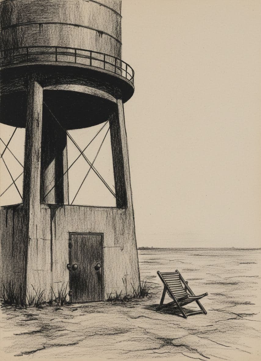 Folding the Deckchair — abstract work by Saskia Vandenberg — MODULAR · 13 × 18 cm limited edition of 10