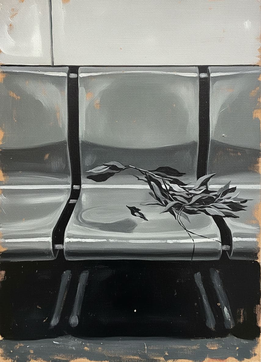 Frida Forgetting Her Keys — abstract work by Viktor Eklund — MODULAR · a one-of-a-kind original
