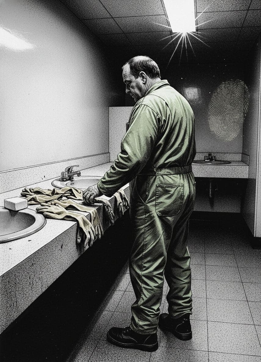 Gloves by the Chipped Sink — print by Anya Pietrowski — MODULAR · a one-of-a-kind original