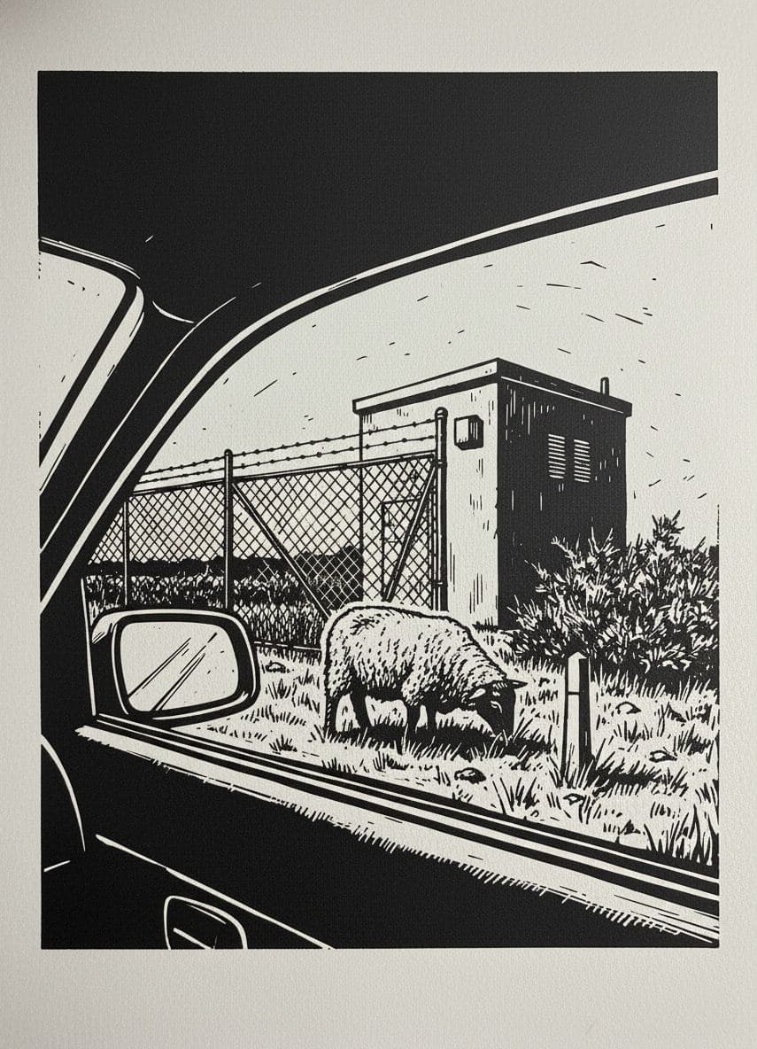 Gnawing at the Dry Tufts — print by Yuko Shimizu-Tachibana — MODULAR · a one-of-a-kind original