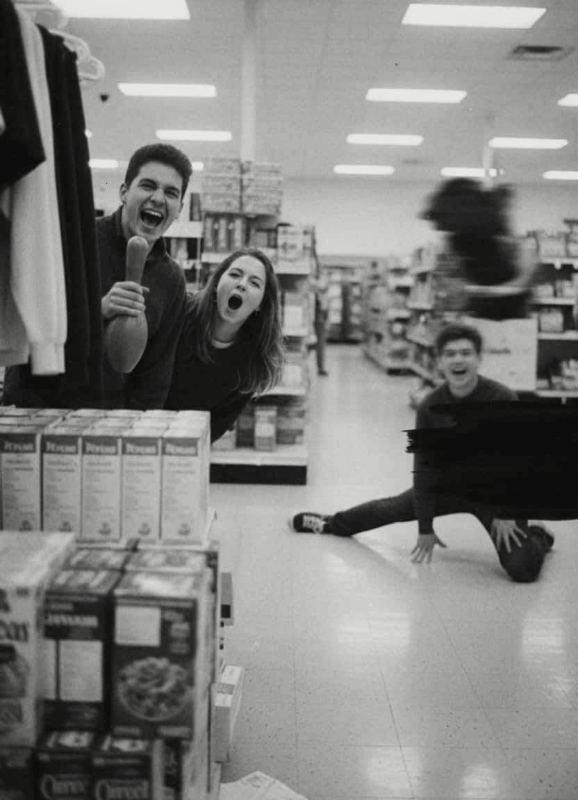 Grocery Aisle Performance — photograph by Inés Corral — MODULAR · 13 × 18 cm limited edition of 10