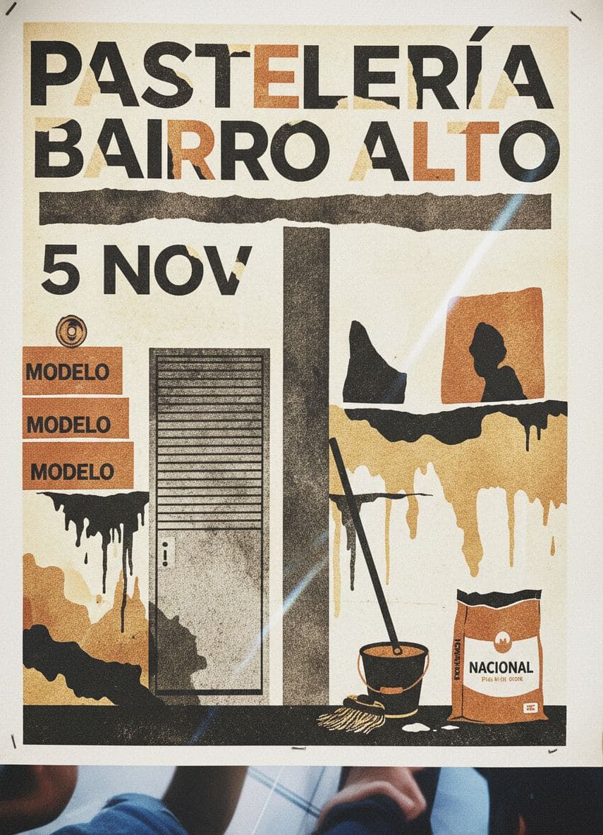 high tide in the bairro — print by Anya Pietrowski — MODULAR · a one-of-a-kind original