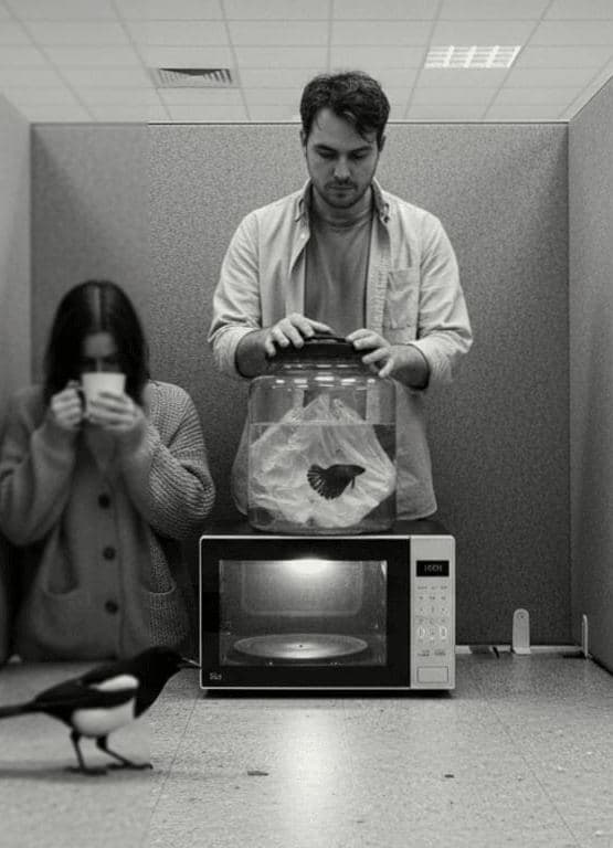 Holding the Fish — photograph by Yuri Petrenko — MODULAR · 13 × 18 cm limited edition of 10