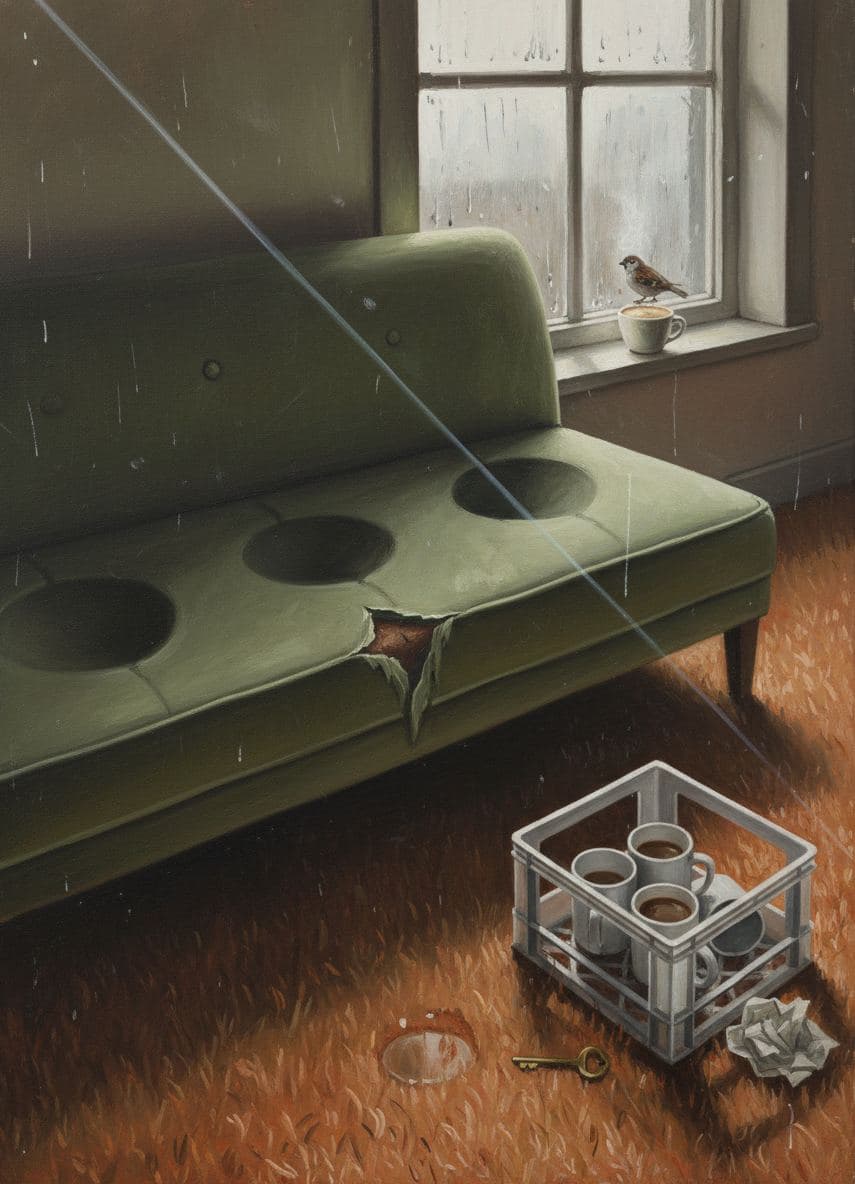 It Was a Quick Exit — abstract work by Stefan Tannhäuser — MODULAR · a one-of-a-kind original