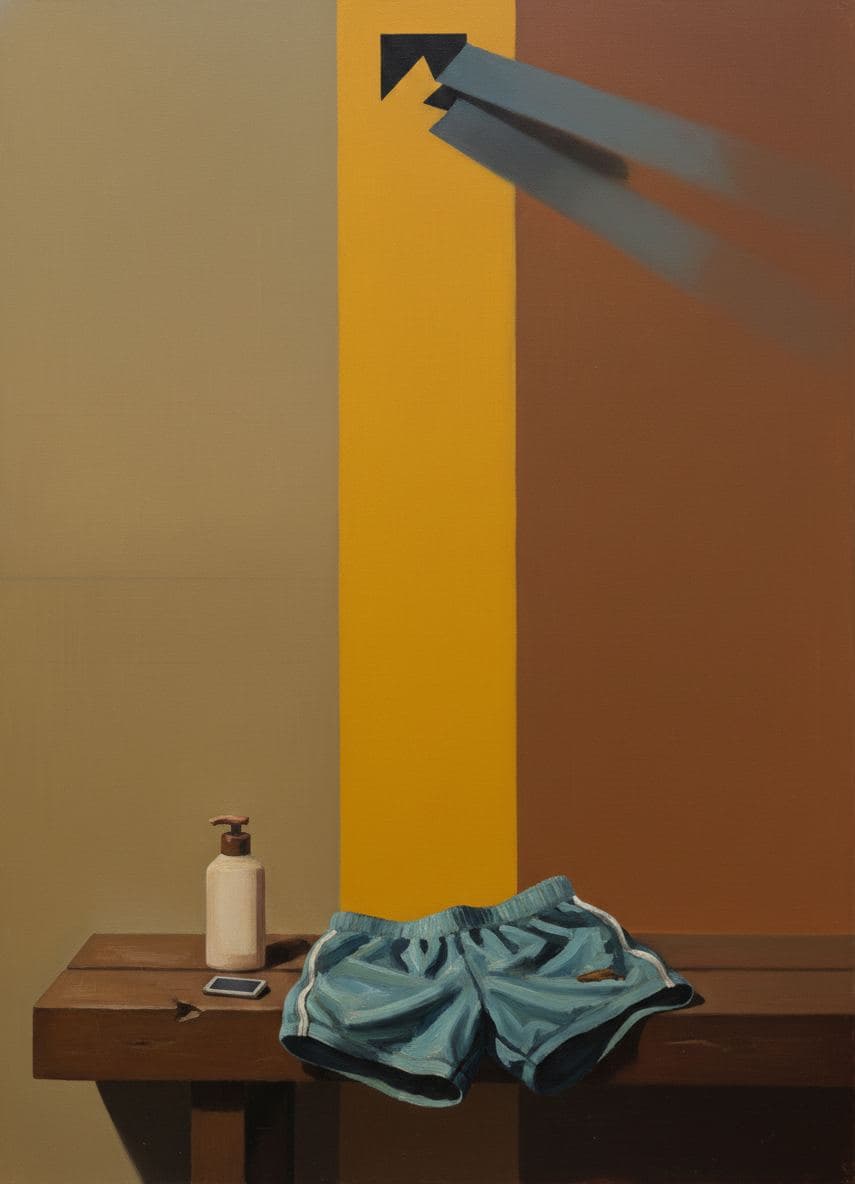 Janek Forgets His Key — abstract work by Viktor Eklund — MODULAR · a one-of-a-kind original