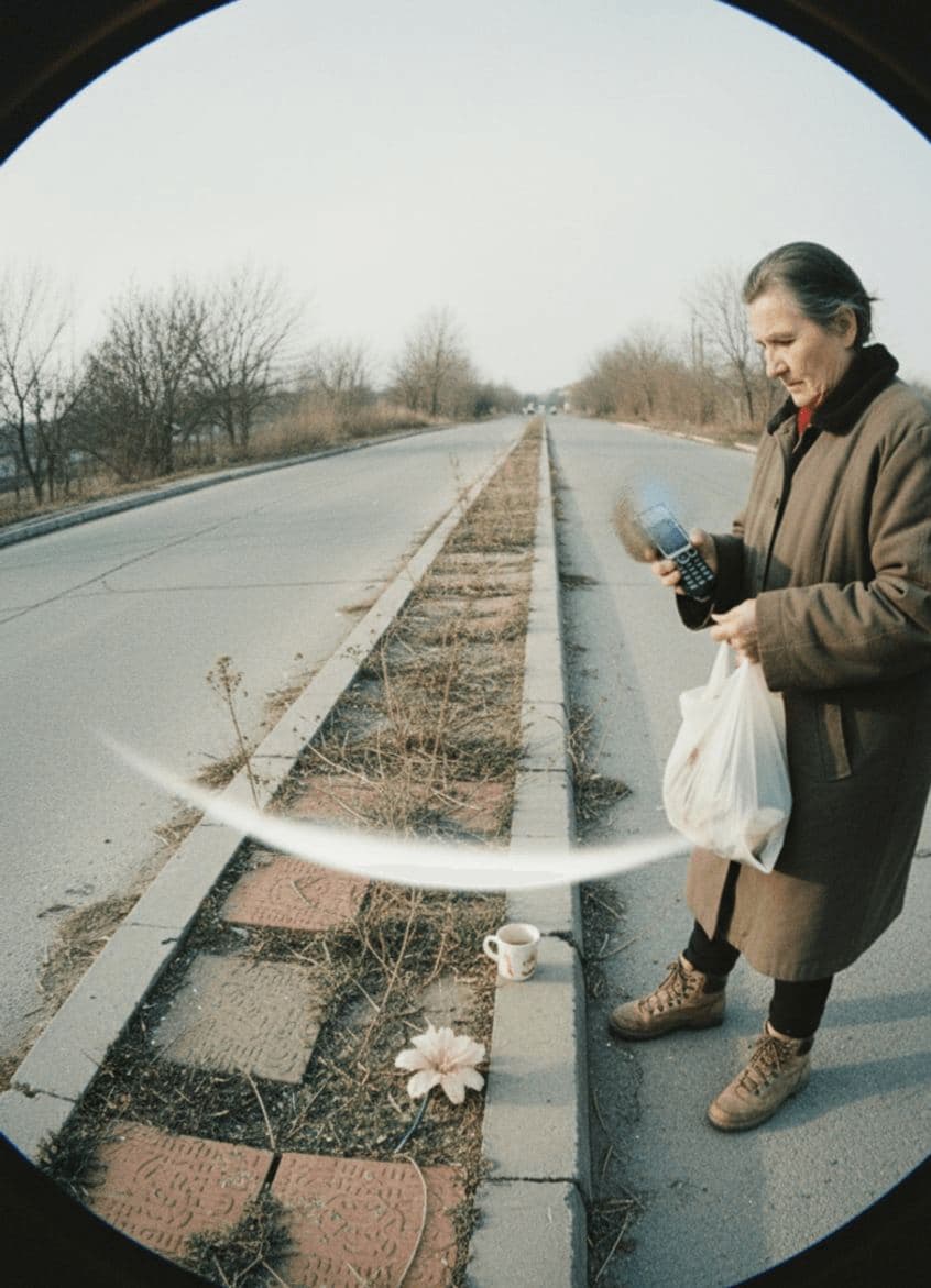 january dust, quiet fatigue — photograph by Inés Corral — MODULAR · 13 × 18 cm limited edition of 10