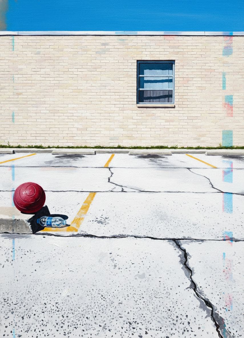 Jimmy Kicking the Ball — abstract work by Viktor Eklund — MODULAR · a one-of-a-kind original