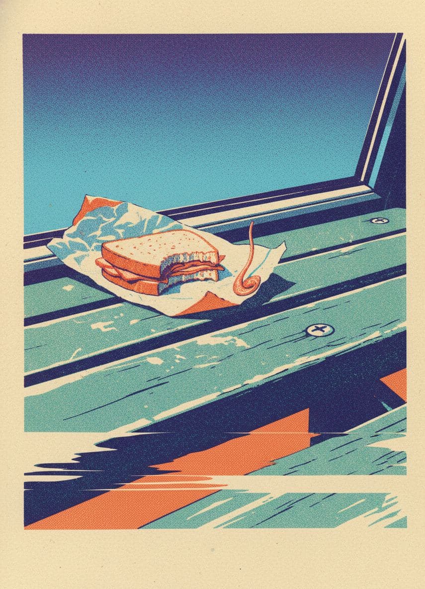Leaving the Sandwich Behind — print by Anya Pietrowski — MODULAR · a one-of-a-kind original