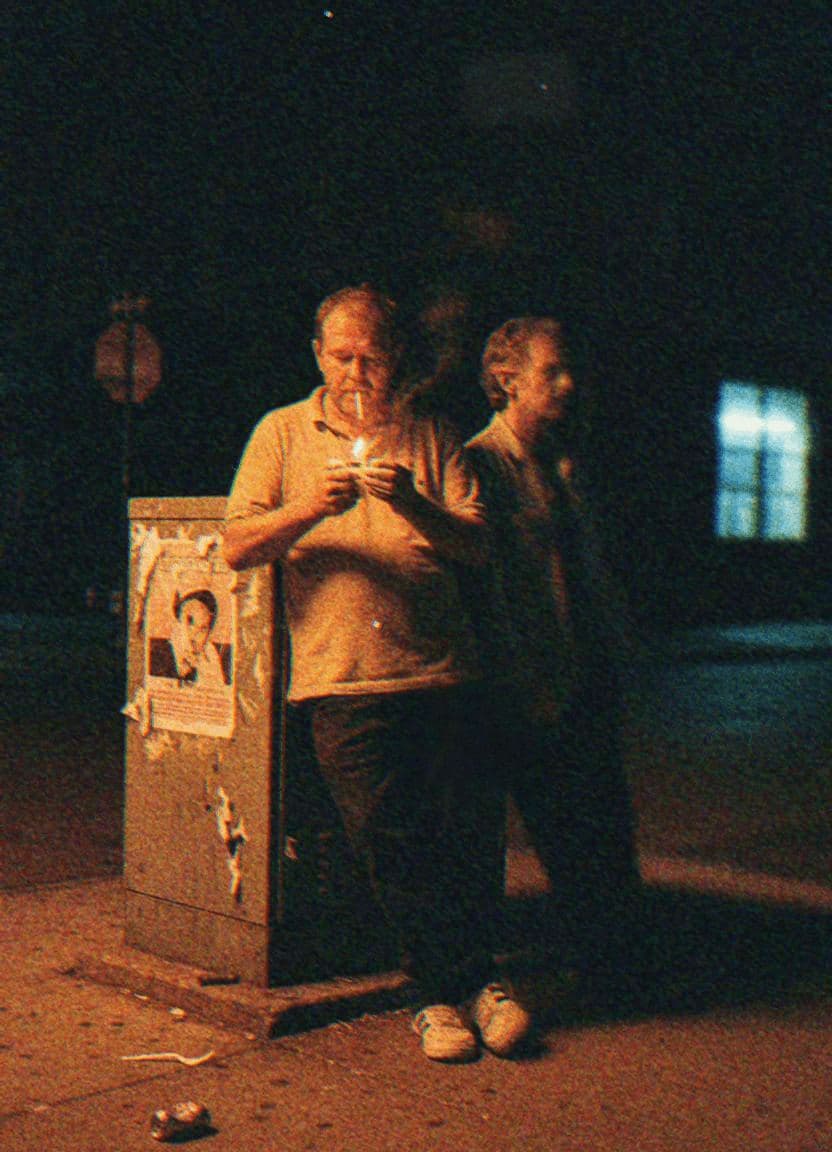 Leo Lighting His Cigarette — photograph by Iain Fraser-Campbell — MODULAR · 13 × 18 cm limited edition of 10